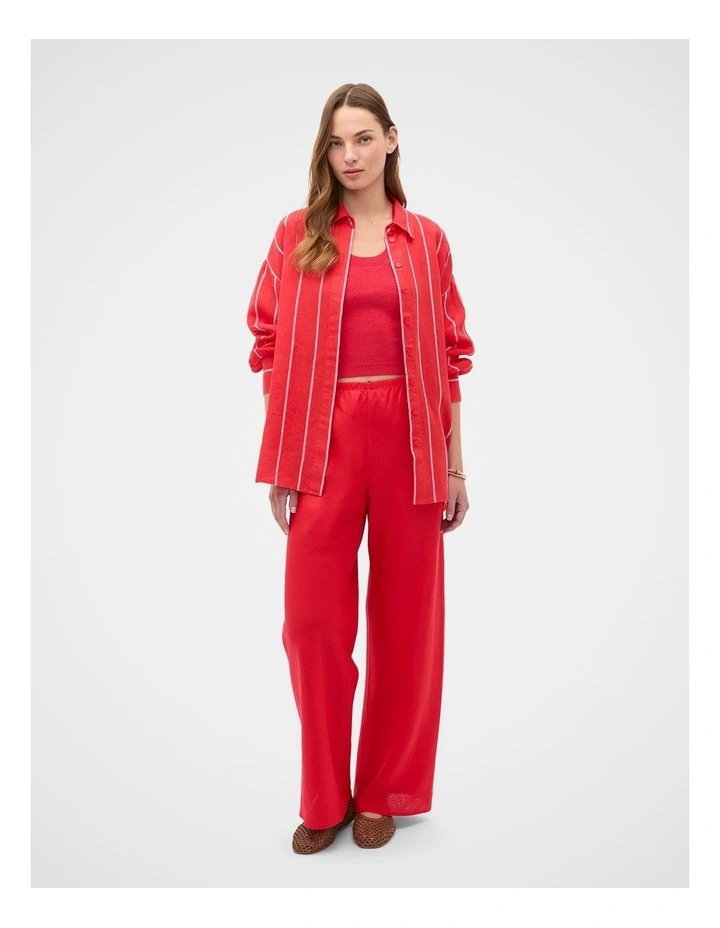 Core Linen Easy Wide Leg Pant image 4