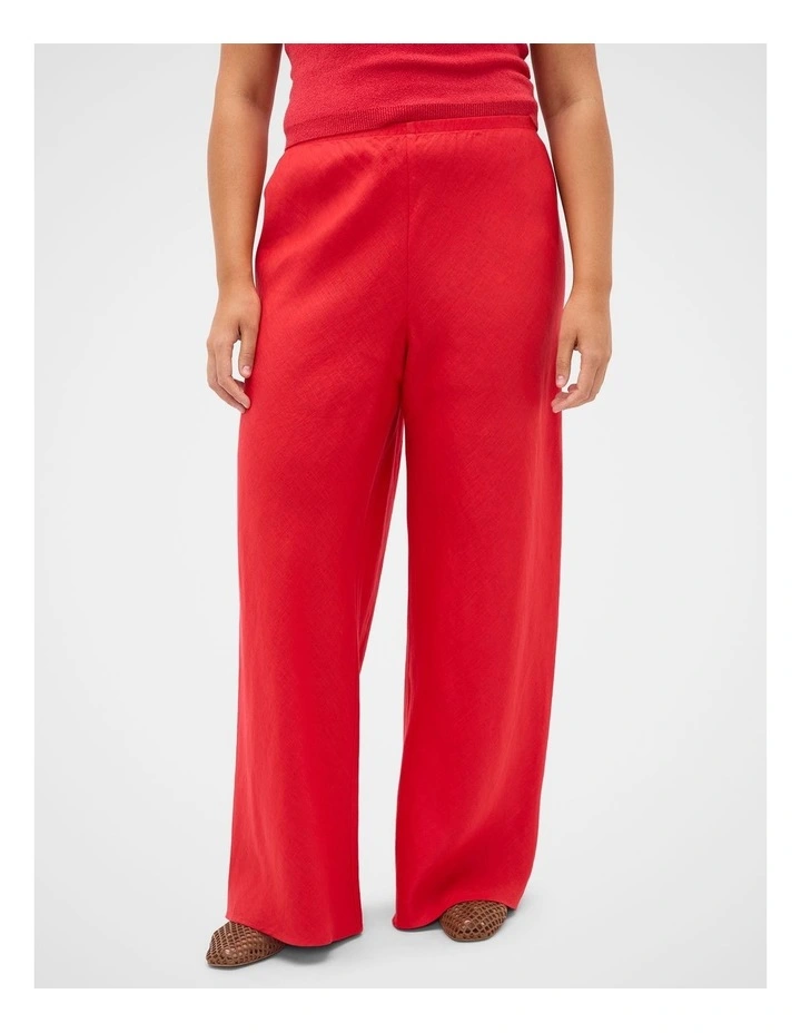Core Linen Easy Wide Leg Pant image 5