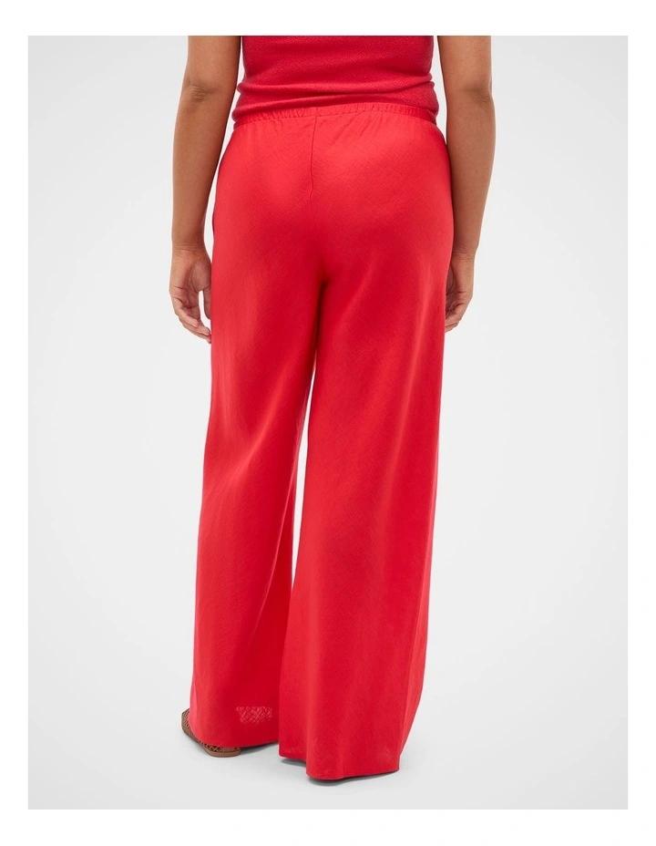Core Linen Easy Wide Leg Pant image 6