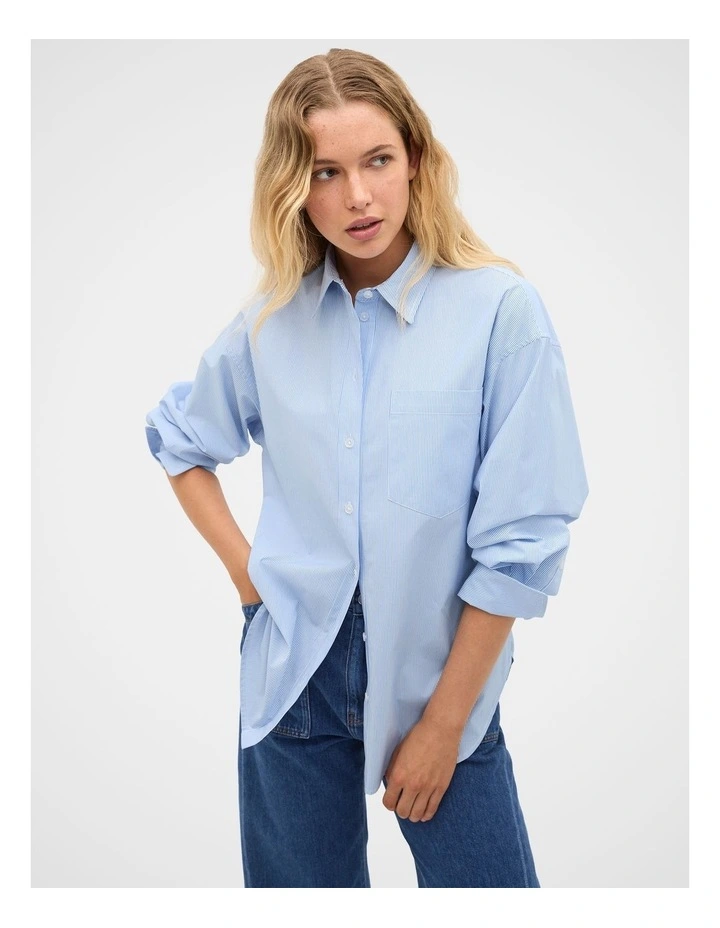 Poplin Stripe Shirt image 4