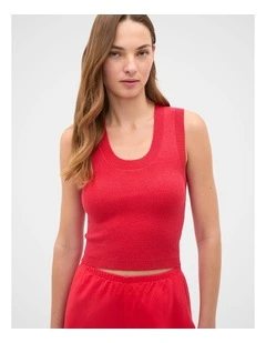 Boucle Knit Tank