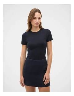 Pointelle Neat Tee