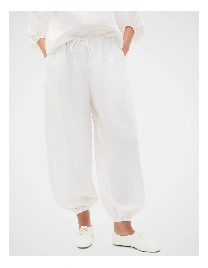 Linen Balloon Tie Pant image 2