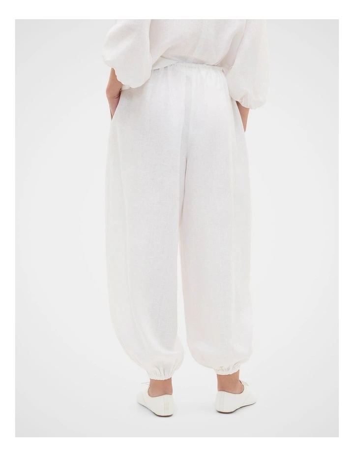 Linen Balloon Tie Pant image 3