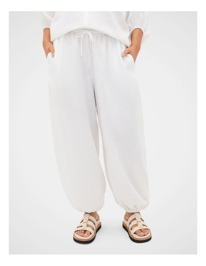 Linen Balloon Tie Pant image 6