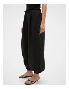 Linen Balloon Tie Pant