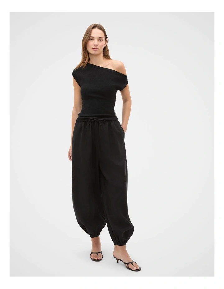 Linen Balloon Tie Pant image 4