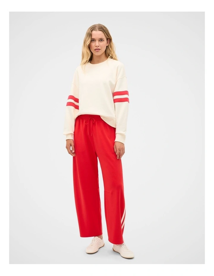 Side Stripe Barrel Leg Pant image 4
