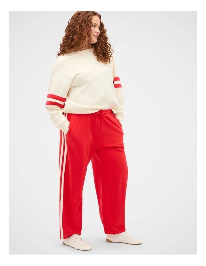 Side Stripe Barrel Leg Pant image 5