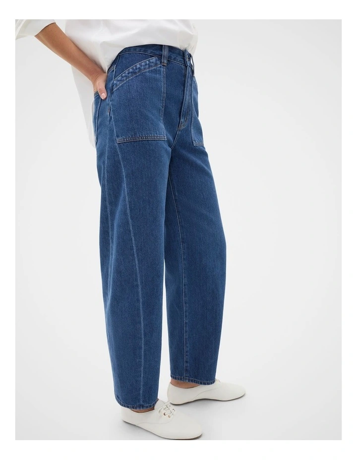 Barrel Leg Pocket Jean image 2