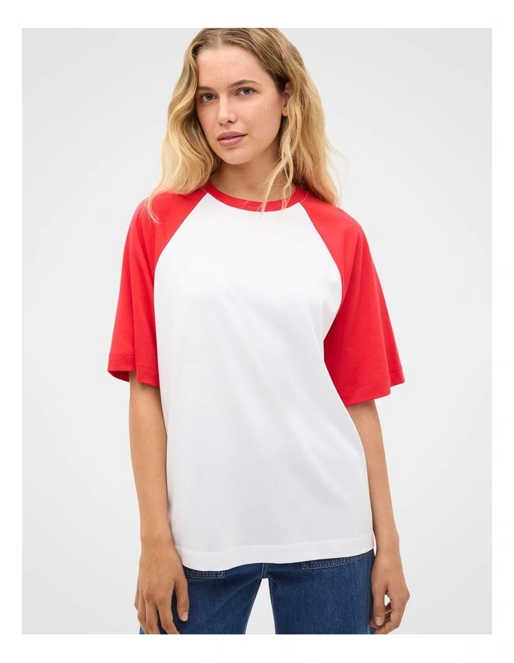 Contrast Raglan Tee image 1