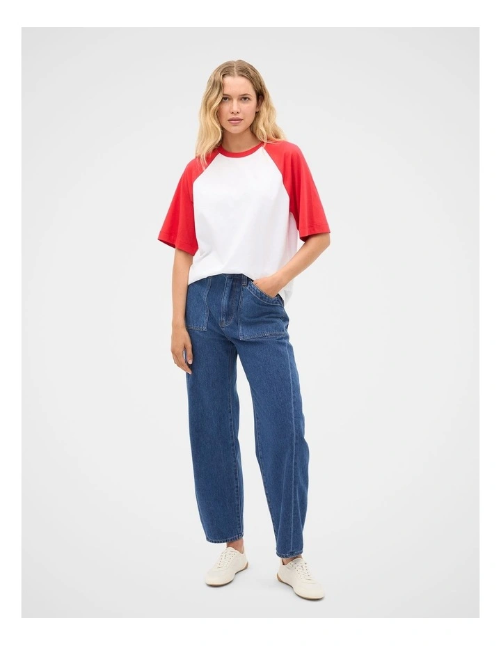 Contrast Raglan Tee image 4