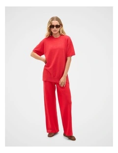 Boucle Oversized Knit Tee