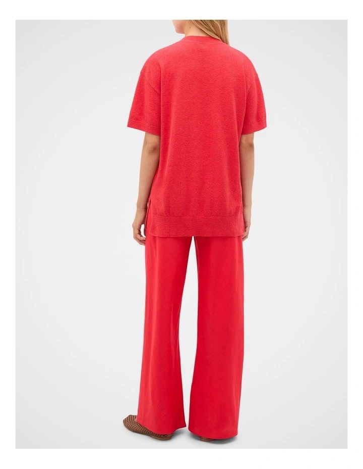 Boucle Oversized Knit Tee image 4