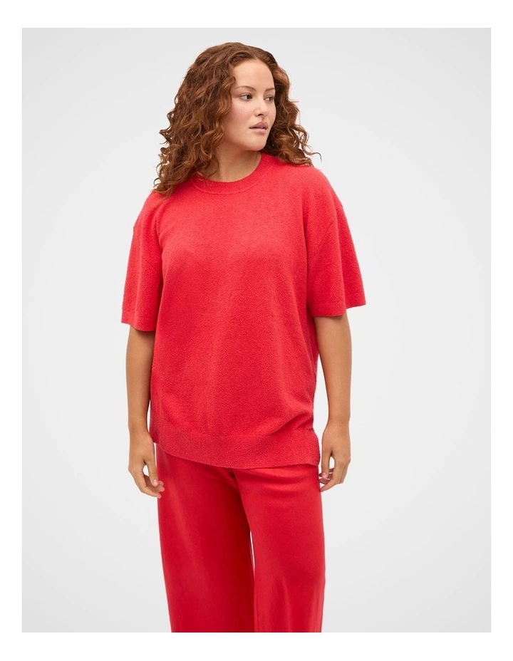 Boucle Oversized Knit Tee image 7