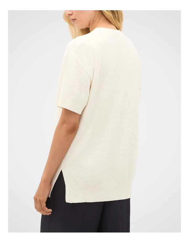 Boucle Oversized Knit Tee image 4