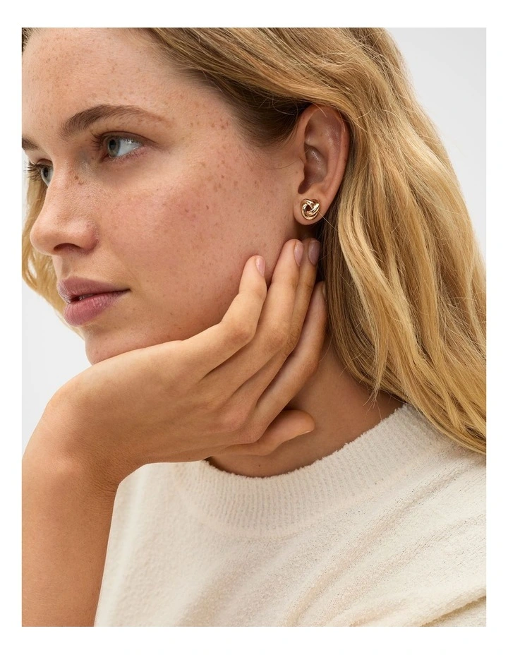 Looped Stud Earring image 2