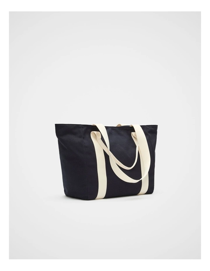 Canvas Weekend Tote in Twilight Blue image 3