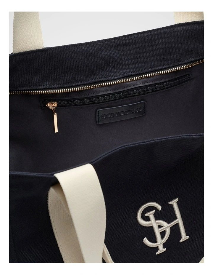 Canvas Weekend Tote in Twilight Blue image 4