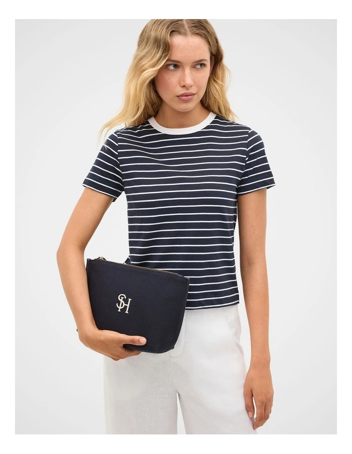 Canvas Pouch in Twilight Blue image 2