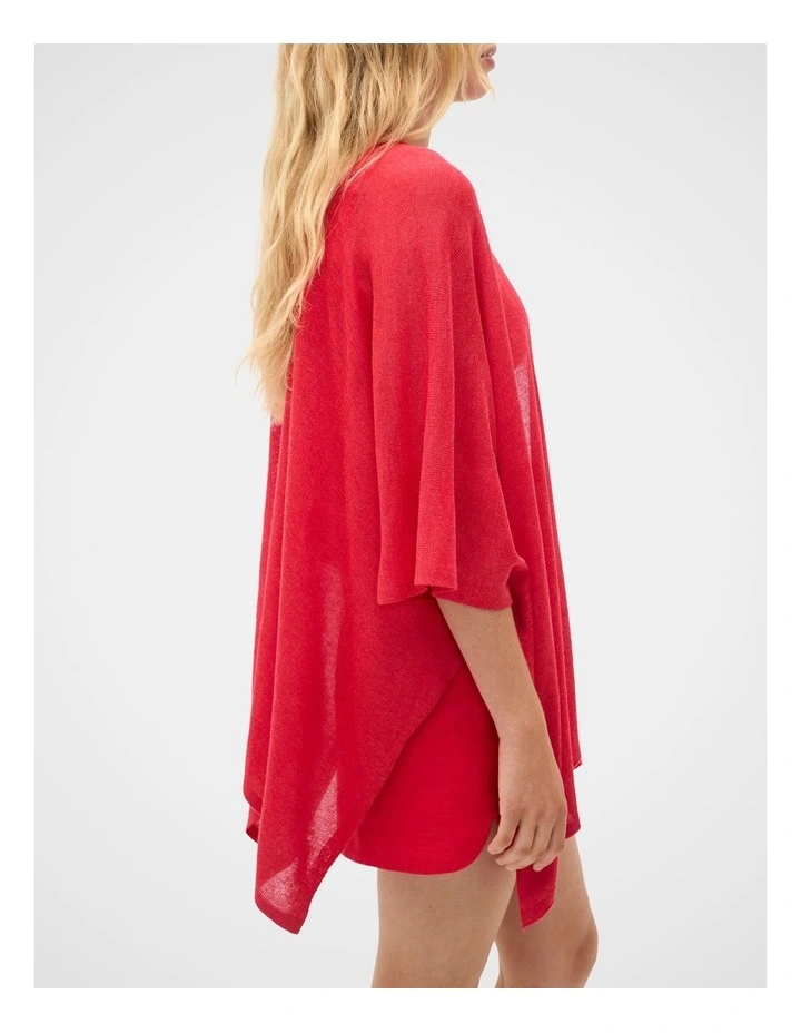 Fine Knit Poncho image 2