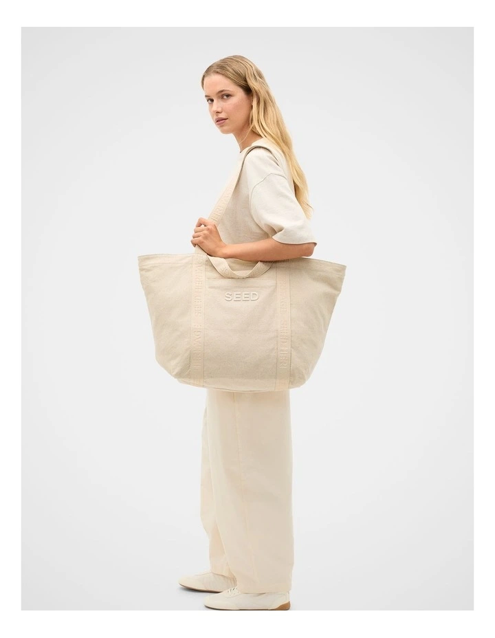 Seed Overnight Bag in Natural image 2