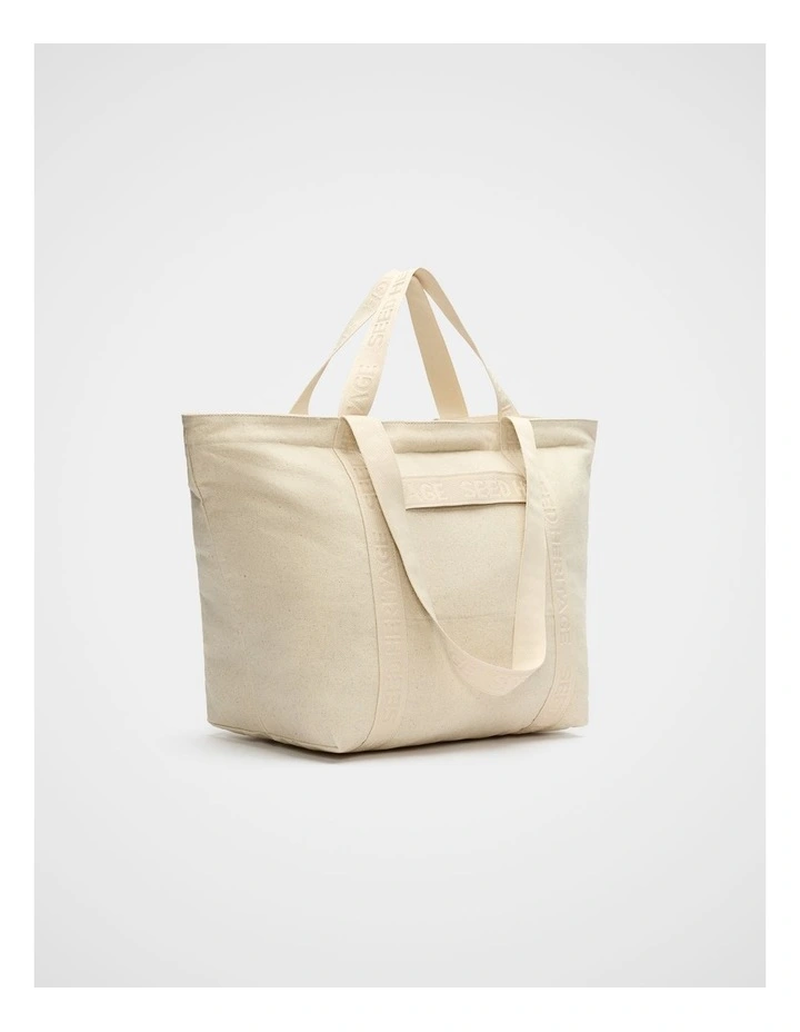Seed Overnight Bag in Natural image 3