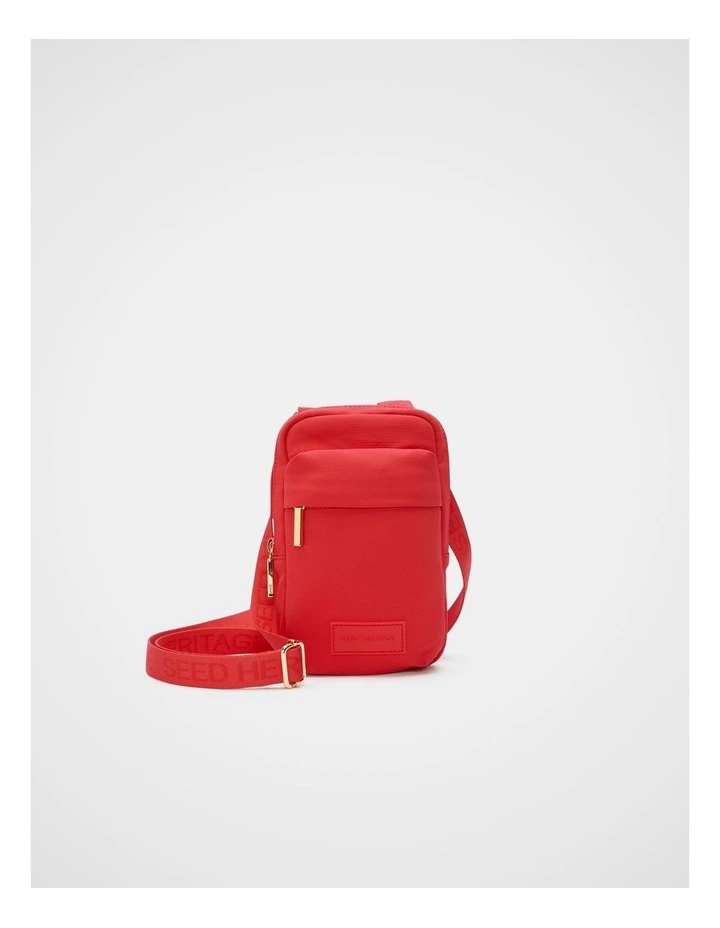 On The Go Crossbody Bag in Chilli Red image 1
