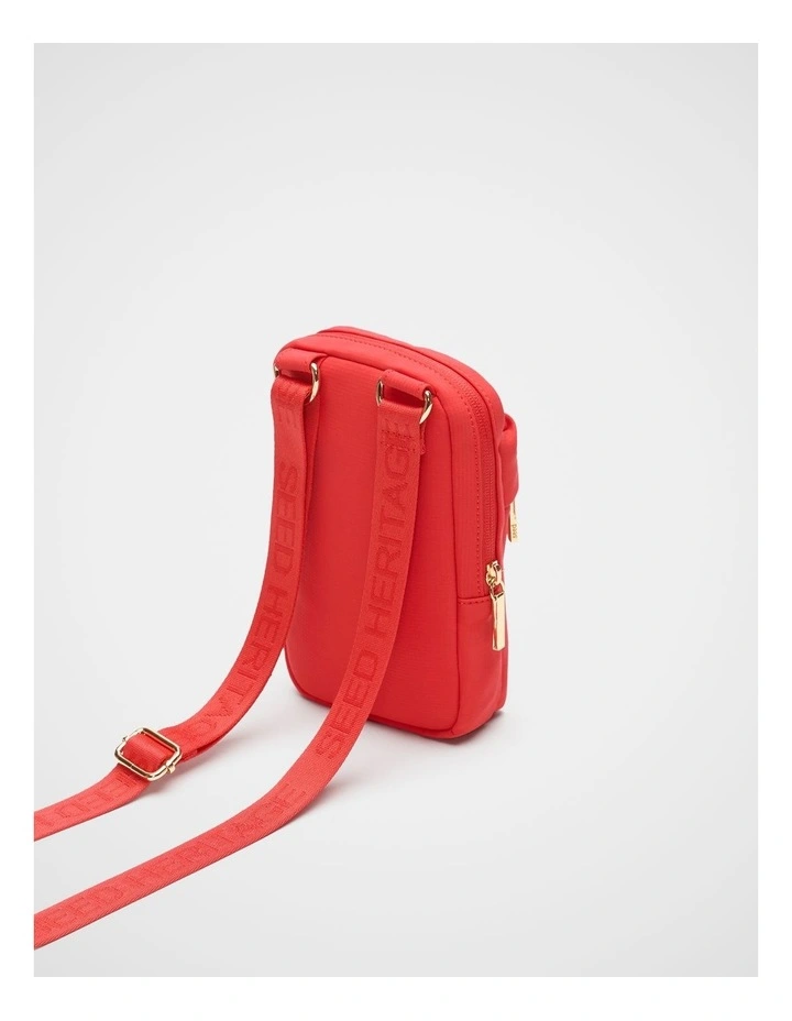On The Go Crossbody Bag in Chilli Red image 3