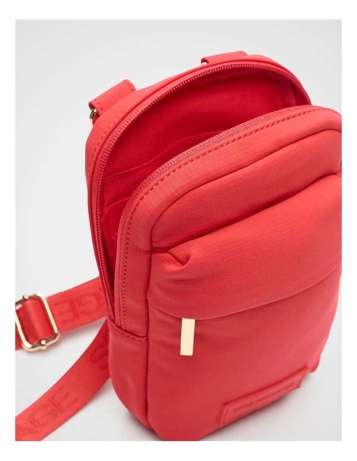On The Go Crossbody Bag in Chilli Red image 4