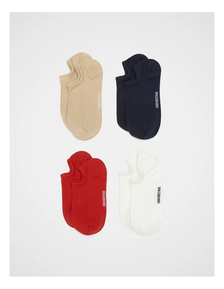 4 Pack Sneaker Sock image 1