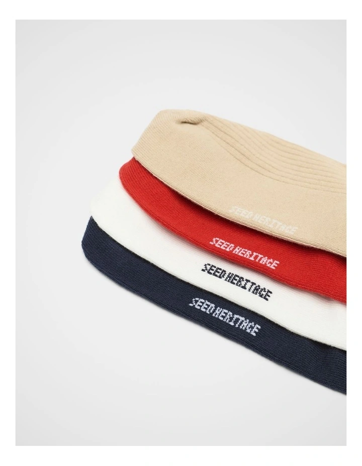 4 Pack Sneaker Sock image 2