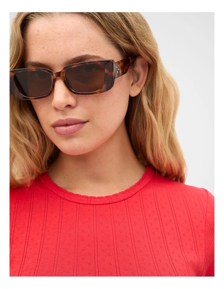 Poppy Rectangle Sunglasses image 2