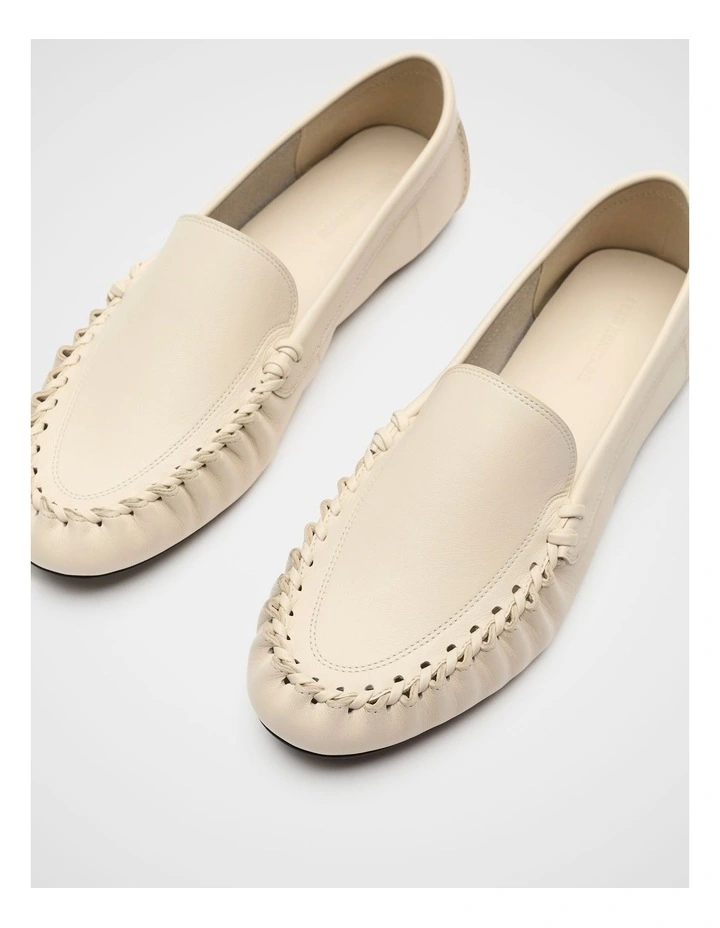 Albie Whipstitch Loafer in Stone image 3
