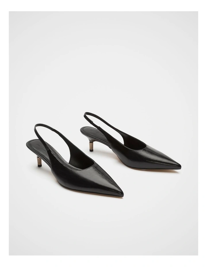 Odette Slingback Heel in Black image 3