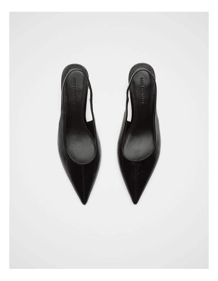 Odette Slingback Heel in Black image 4