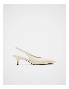Odette Slingback Heel in Stone