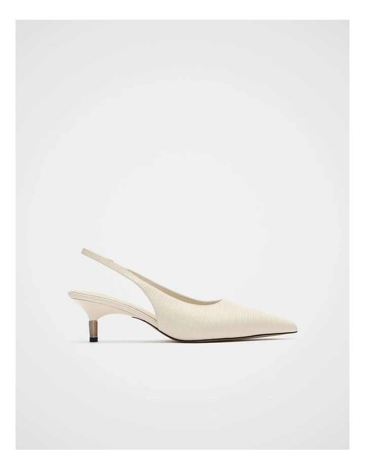 Odette Slingback Heel in Stone image 1