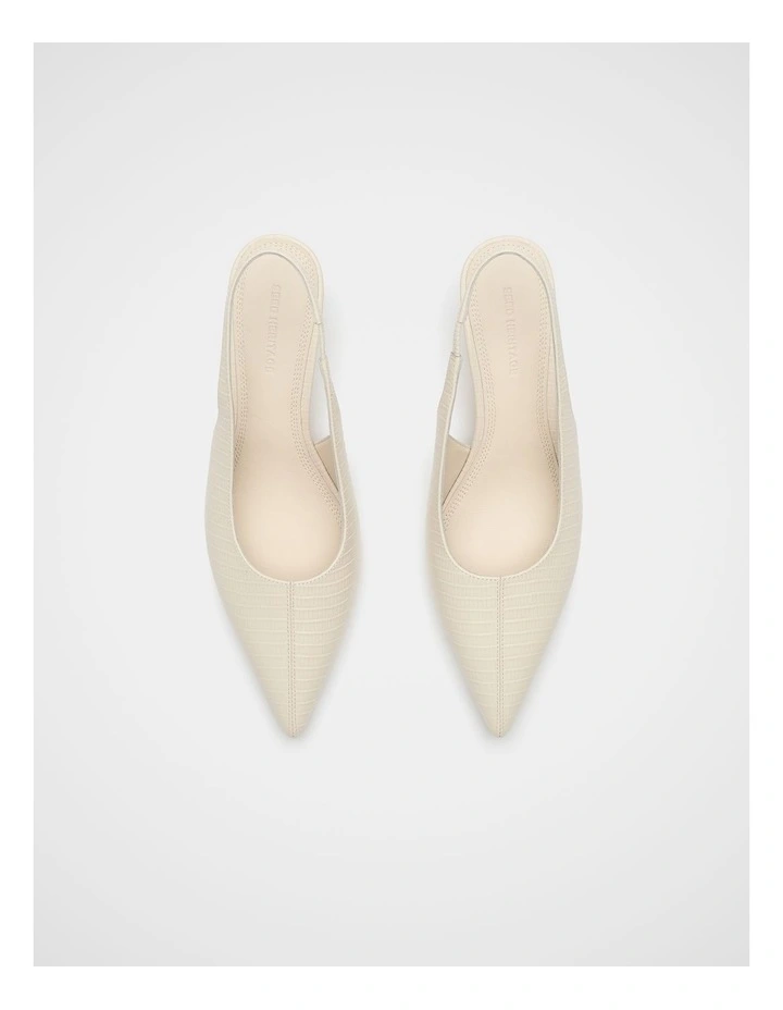 Odette Slingback Heel in Stone image 4