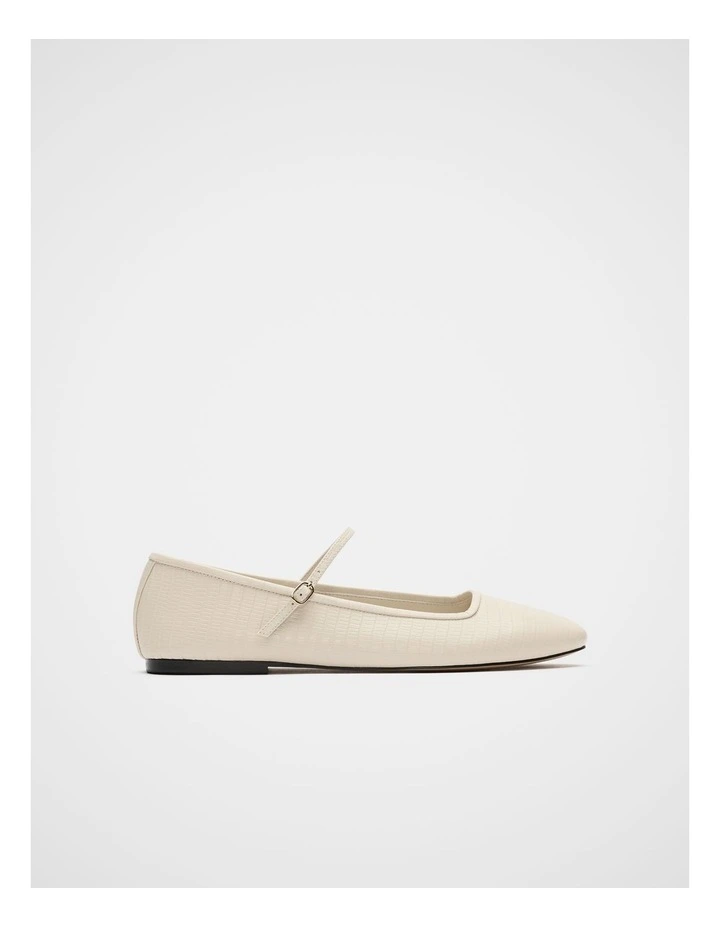 Ciara Ballet Flat in Stone image 1