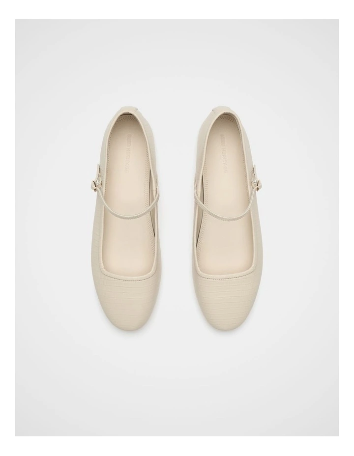 Ciara Ballet Flat in Stone image 3