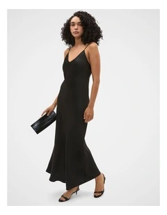90s Satin Slip Maxi Dress