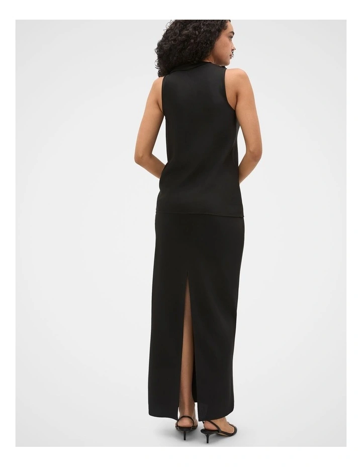 90s Satin Wrap Neck Top image 4