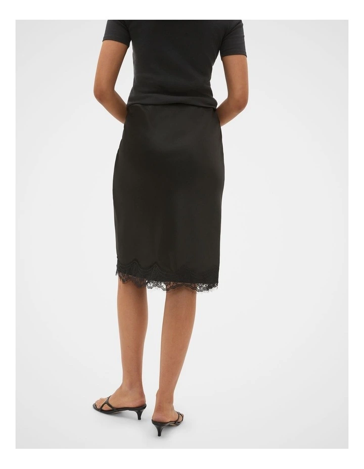 90s Satin Wrap Skirt image 3