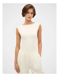 Boat Neck 90s Top