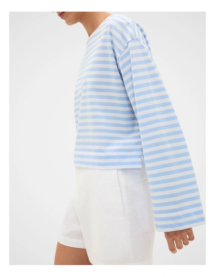 Boatneck Long Sleeve Top image 3