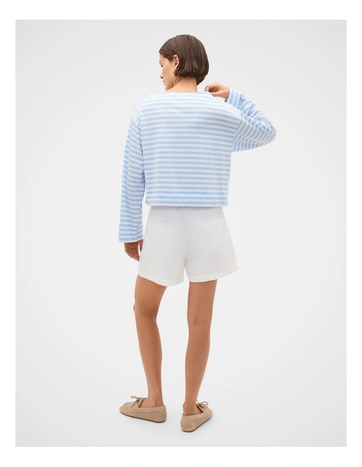 Boatneck Long Sleeve Top image 4