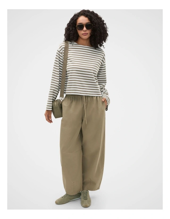Boatneck Long Sleeve Top image 2