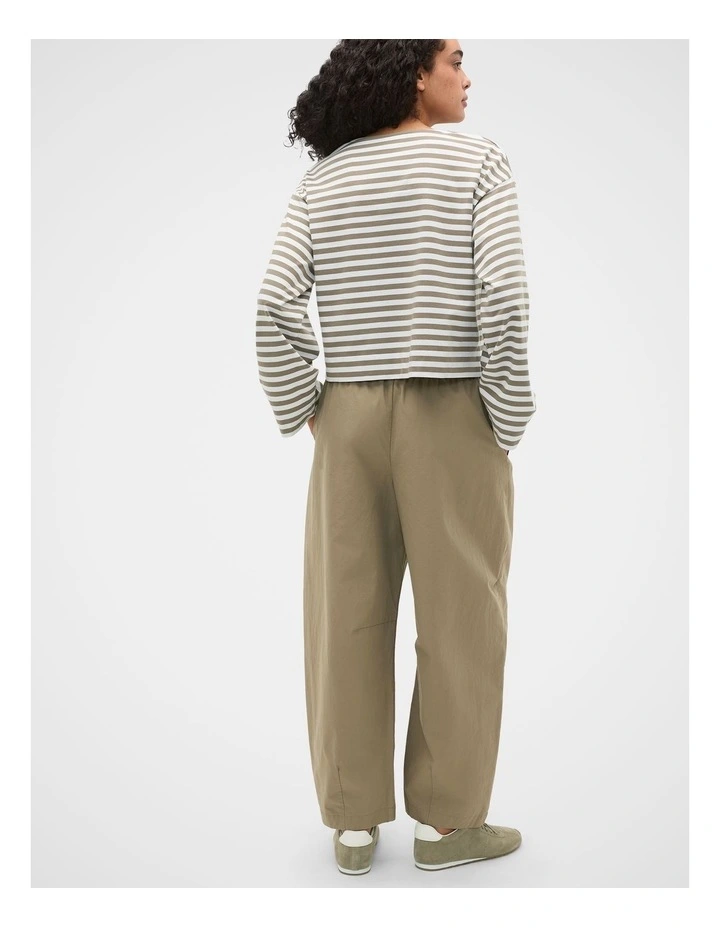 Boatneck Long Sleeve Top image 3