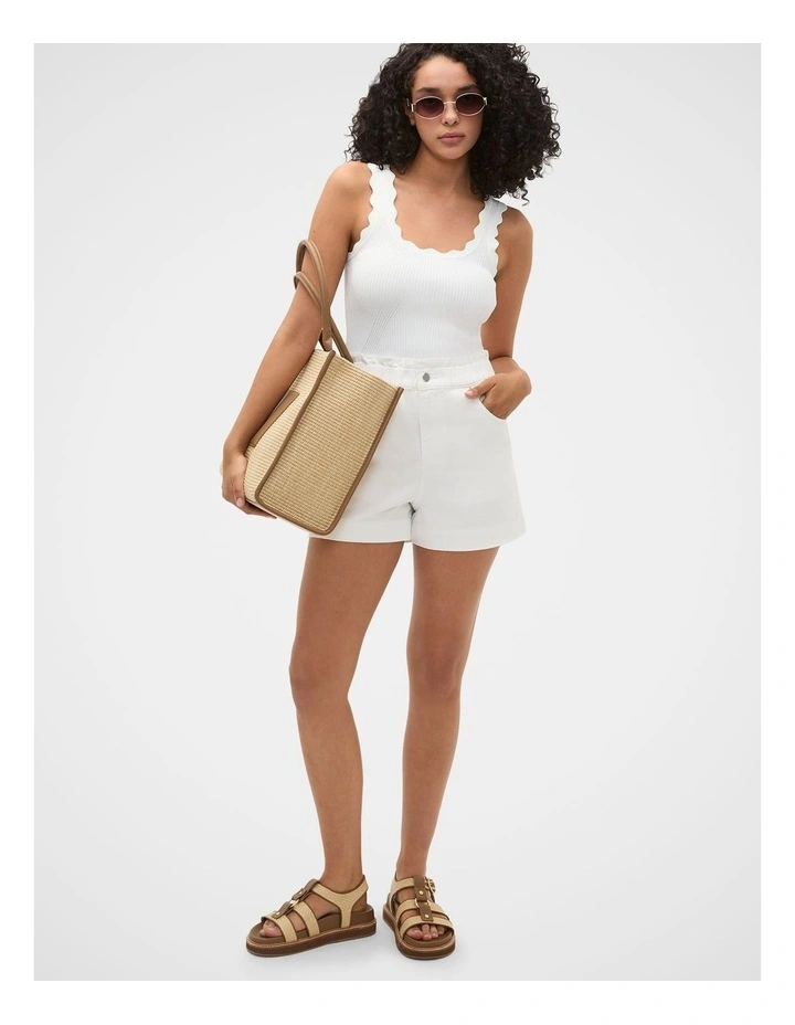Core Denim Relaxed Paperbag Short image 2